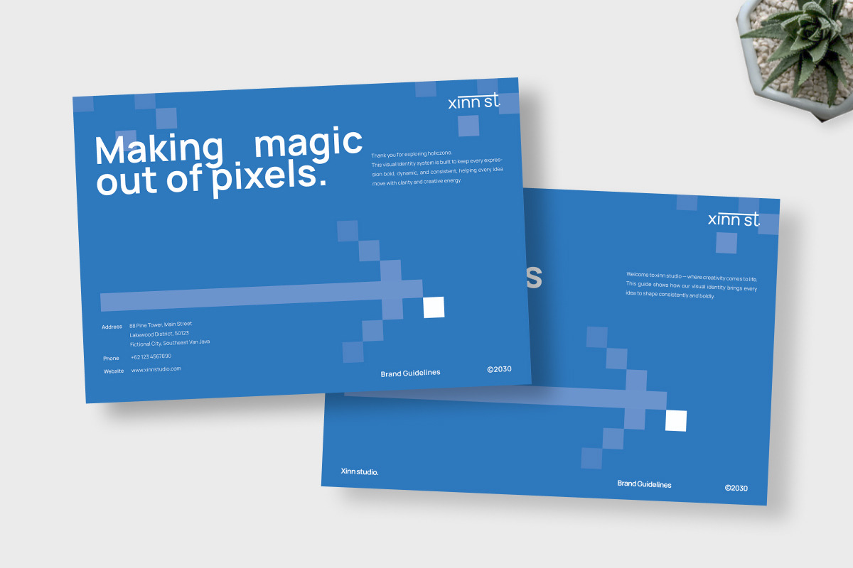 Xinn St. - Visual Brand for Creative, a Magazine Template by trabaskriya (Photo 7 of 7)