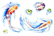 Watercolor Koi Fish, an Illustration by Botanical Art Shop (Thumbnail 3 of 5)
