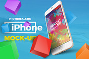 4 Photorealistic iPhone Mock-up, an iPhone Mockup by Propex (Thumbnail 1 of 5)
