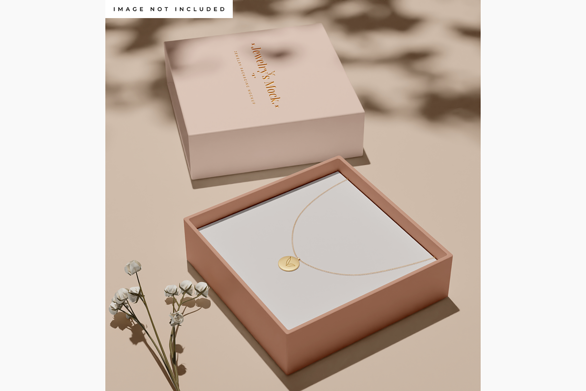 Jewelry box mockup bundle, a Cups & Container Mockup by Mockthethics. (Photo 10 of 12)