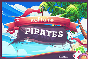 Solitare Pirates - Casual Game UI, an UI Kit Template by Nearbirds