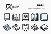 Book Icon Vector, an Icon by Akatype Studio (Thumbnail 1 of 3)