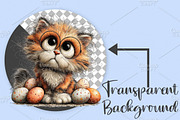 Whimsical Easter Cat Clipart Bundle, an Illustration by Canvas Craft (Thumbnail 2 of 7)