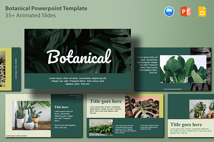 BOTANICAL PowerPoint Template