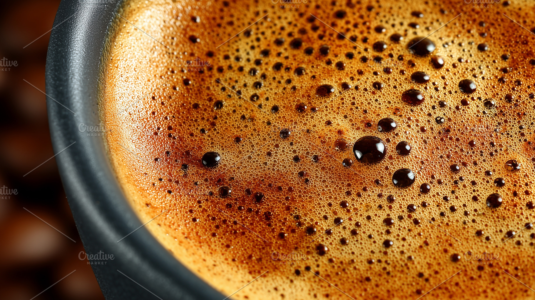 Close up of freshly brewed coffee, a Food & Drink Photo by MistyDay