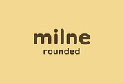 Milne Rounded - A Bold Sans Serif, a Sans Serif Font by Cassandra Cappello (Thumbnail 1 of 6)