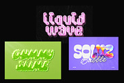 Glossy Liquid Text Effects, a Layer Style Add-On by Matsero (Thumbnail 3 of 4)