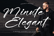 Minute Elegant, a Handwritten Font by Integritype Studio (Thumbnail 1 of 13)