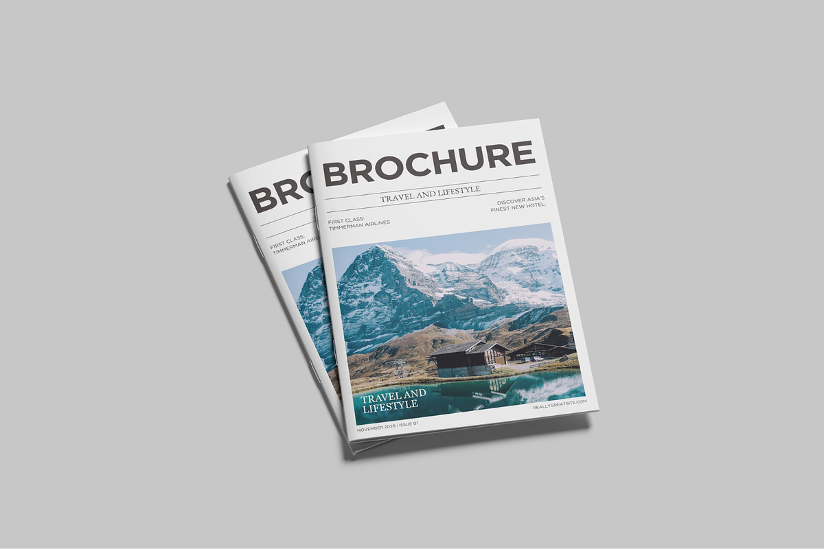 A4 Brochure Catalog Mockup preview 3