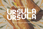 Ursula - Playful Handwritten Font, a Handwritten Font by Berdansabersama (Thumbnail 1 of 9)