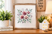 Dusty Rose and Burgundy, a Texture Illustration by fashionaddict (Thumbnail 6 of 7)