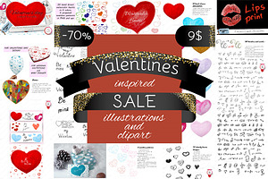 70% off Valentines inspired SALE