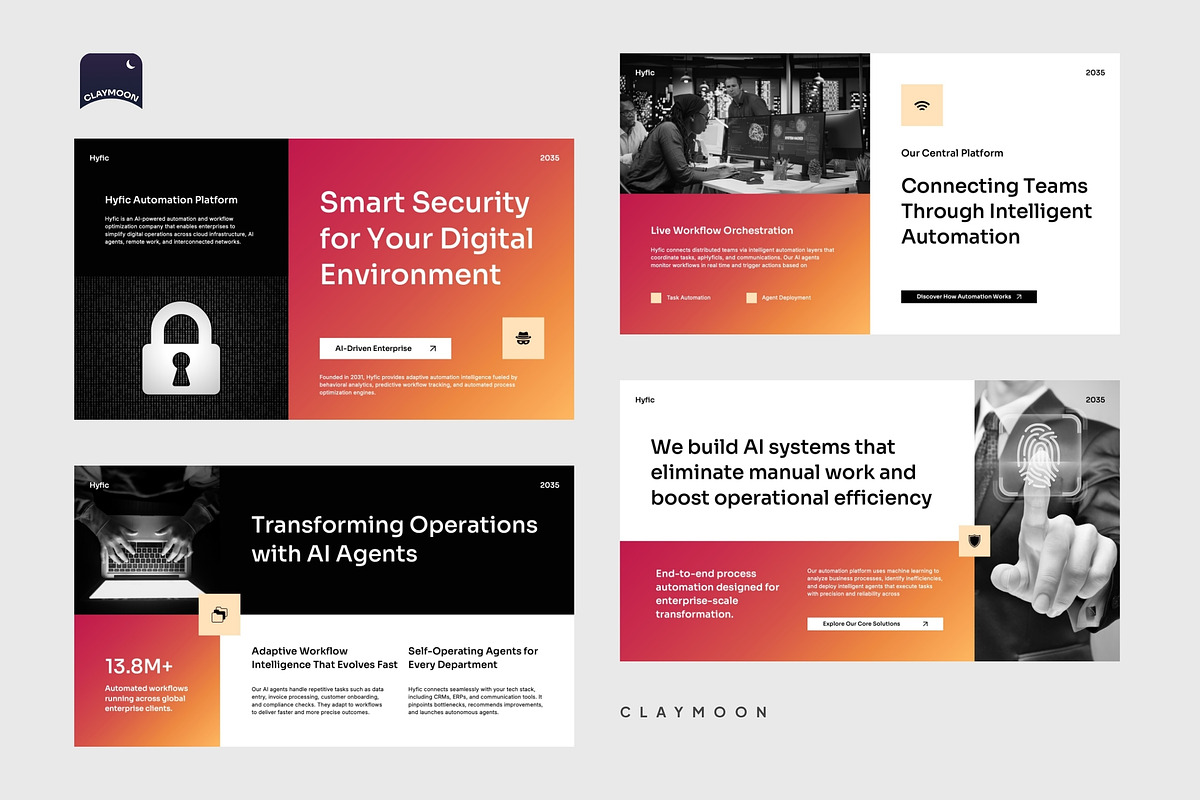 Data Privacy Solutions Pitch Deck, a Presentation Template by Claymoon Lab (Photo 3 of 7)