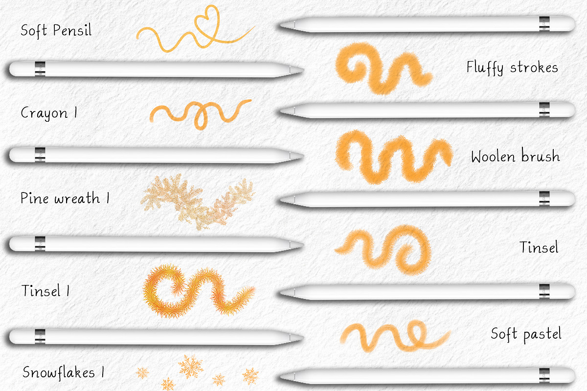 Cozy Winter Procreate brushset, a Brush Add-On by Eves_Aquadreams (Photo 2 of 6)