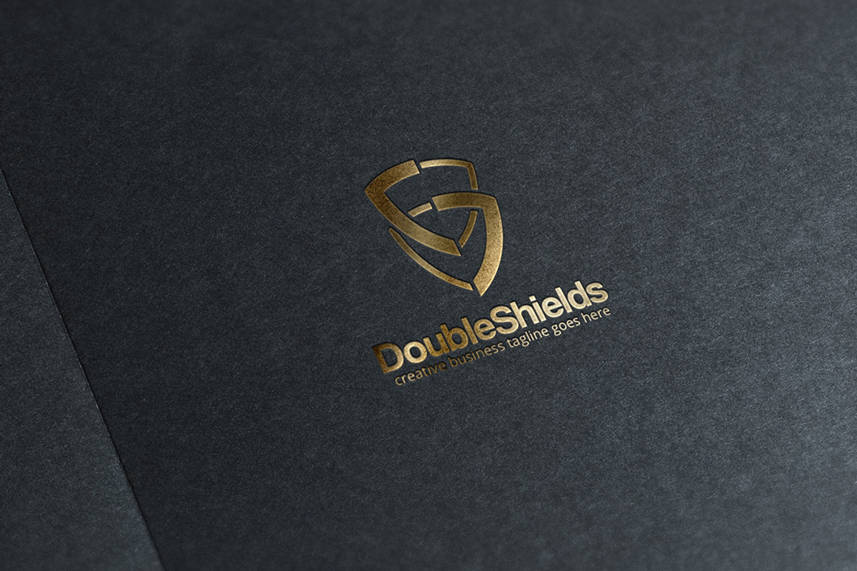 Double Shields Logo, a Branding & Logo Template by Slim Studio