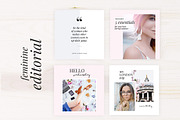 Instagram Posts Pack, a Social Media Template by AdoredDesigns.com (Thumbnail 2 of 5)
