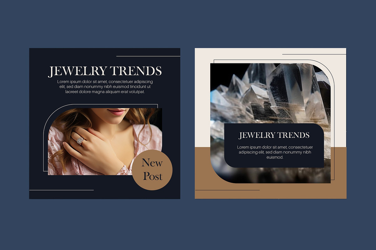 Elegant Jewelry Social Media Post, a Templates & Theme by studiogstock (Photo 4 of 4)