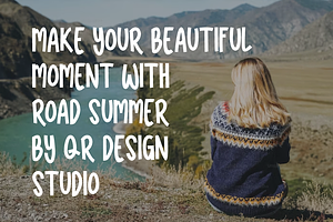 Road Summer Font