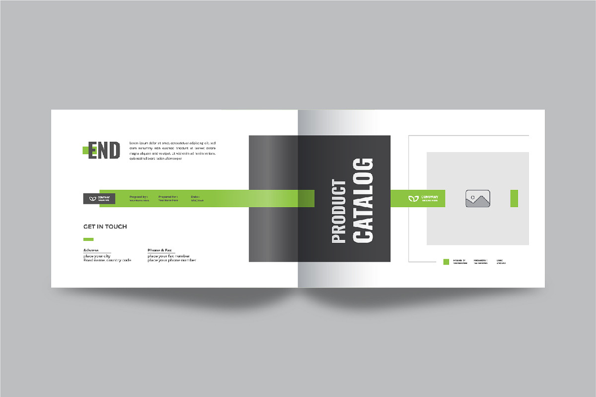 Landscape produtect catalog brochure, a Brochure Template by Pavel_design (Photo 2 of 7)