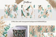 Pampas grass and greenery collection, a Decorative Illustration by TanyaOak (Thumbnail 6 of 7)