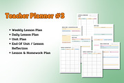 Teacher Planner #3 - Canva Template, a Templates & Theme by Adalin Shop (Thumbnail 7 of 16)