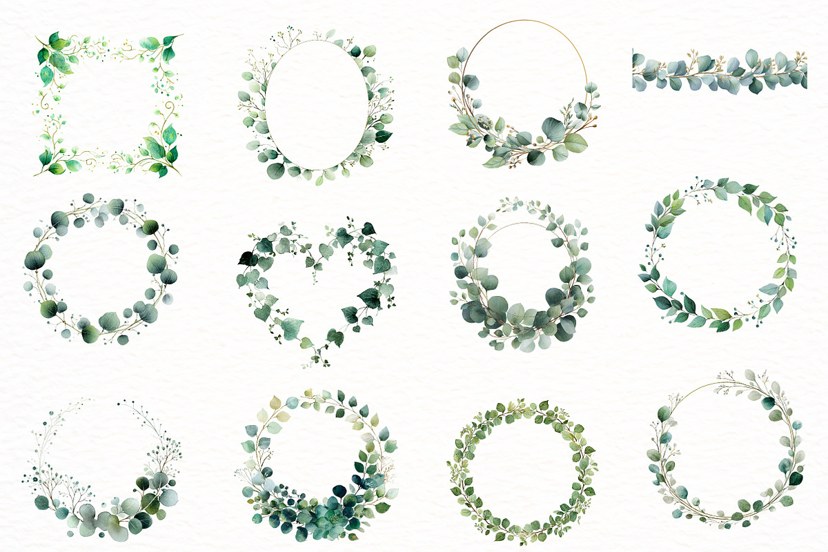 St Patrick Floral Borders Clipart, an Illustration by Designworld (Photo 5 of 6)