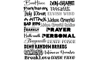 20 Tattoo & Graffiti Fonts Bundle, a Blackletter Font by Wicked Creative (Thumbnail 3 of 5)