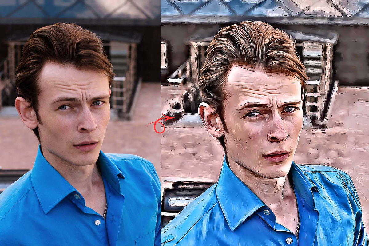 Speed Oil Painting Photoshop Action, an Action Add-On by MRI STUDIO (Photo 6 of 17)