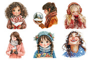 Watercolor Christmas Market Clipart, an Illustration by Daily.Designs (Thumbnail 4 of 5)
