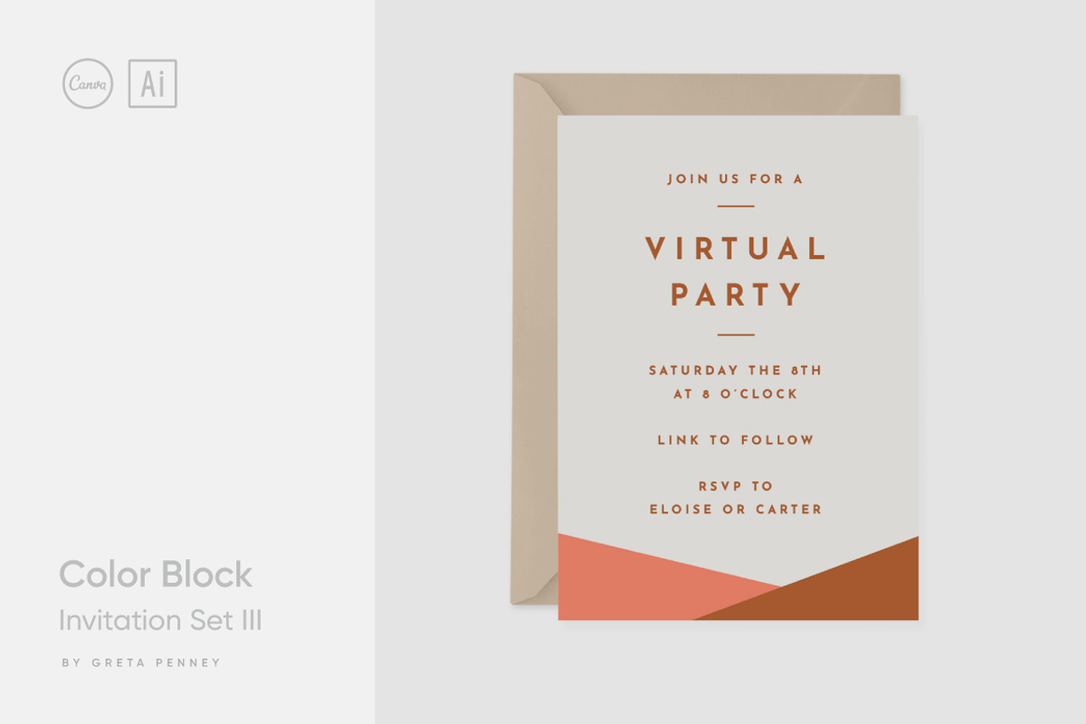 Canva + AI Invitation Set III, an Invitation Template by Viaduc (Photo 1 of 4)