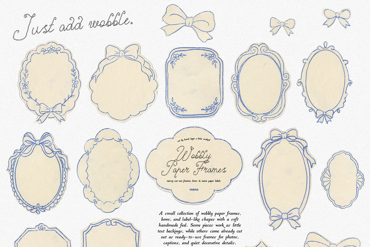 Wobbly Paper Frames, an Object Graphic by Purple (Photo 6 of 9)