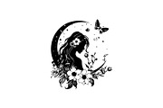 vintage Magical Fairy Moon Set, an Object Graphic by jahid234 (Thumbnail 11 of 13)
