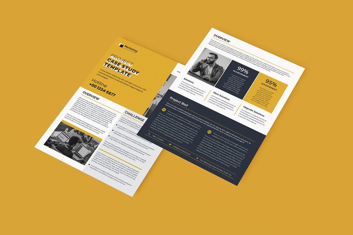 Corporate Business Case Study, a Flyer Template by creative-mint (Photo 5 of 7)