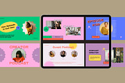 Podcast Bundle Presentation Pack, a Presentation Template by Rocket Template (Thumbnail 7 of 13)