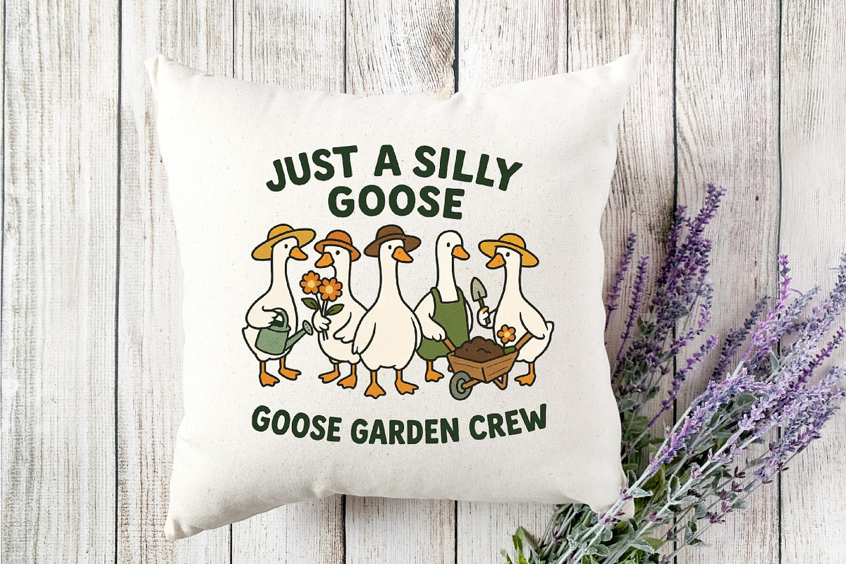 Silly Goose Garden Crew PNG, a Graphic by Designking (Photo 4 of 4)