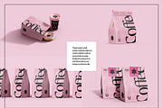 Coffee Bag Packaging Mockup Set, a Cups & Container Mockup by Mego-studio (Thumbnail 5 of 8)