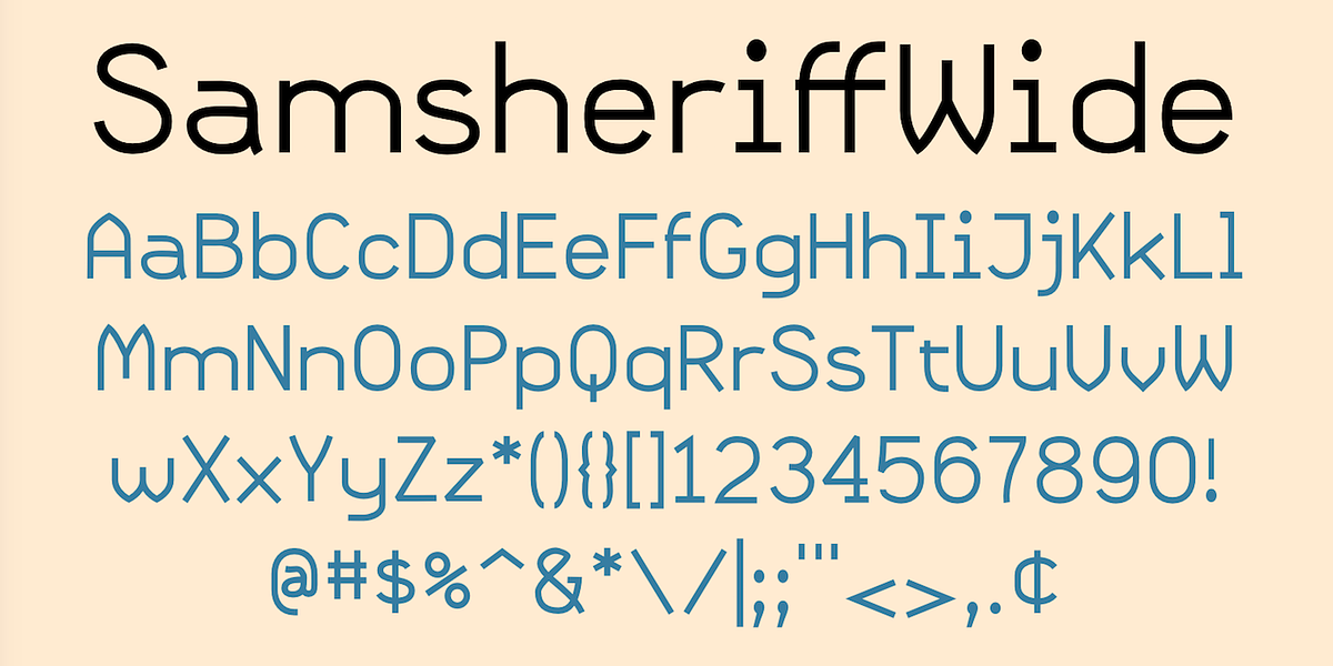 Samsheriff, a Sans Serif Font by Ingrimayne Type (Photo 6 of 7)