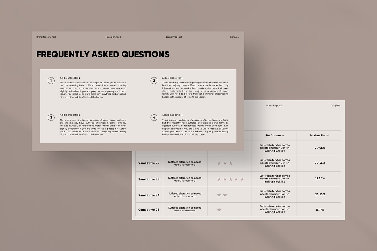 Brand Project Presentation Template preview 6