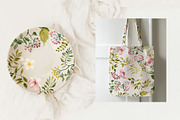Tropical flowers watercolor clipart, a Decorative Illustration by Artberriez (Thumbnail 3 of 3)