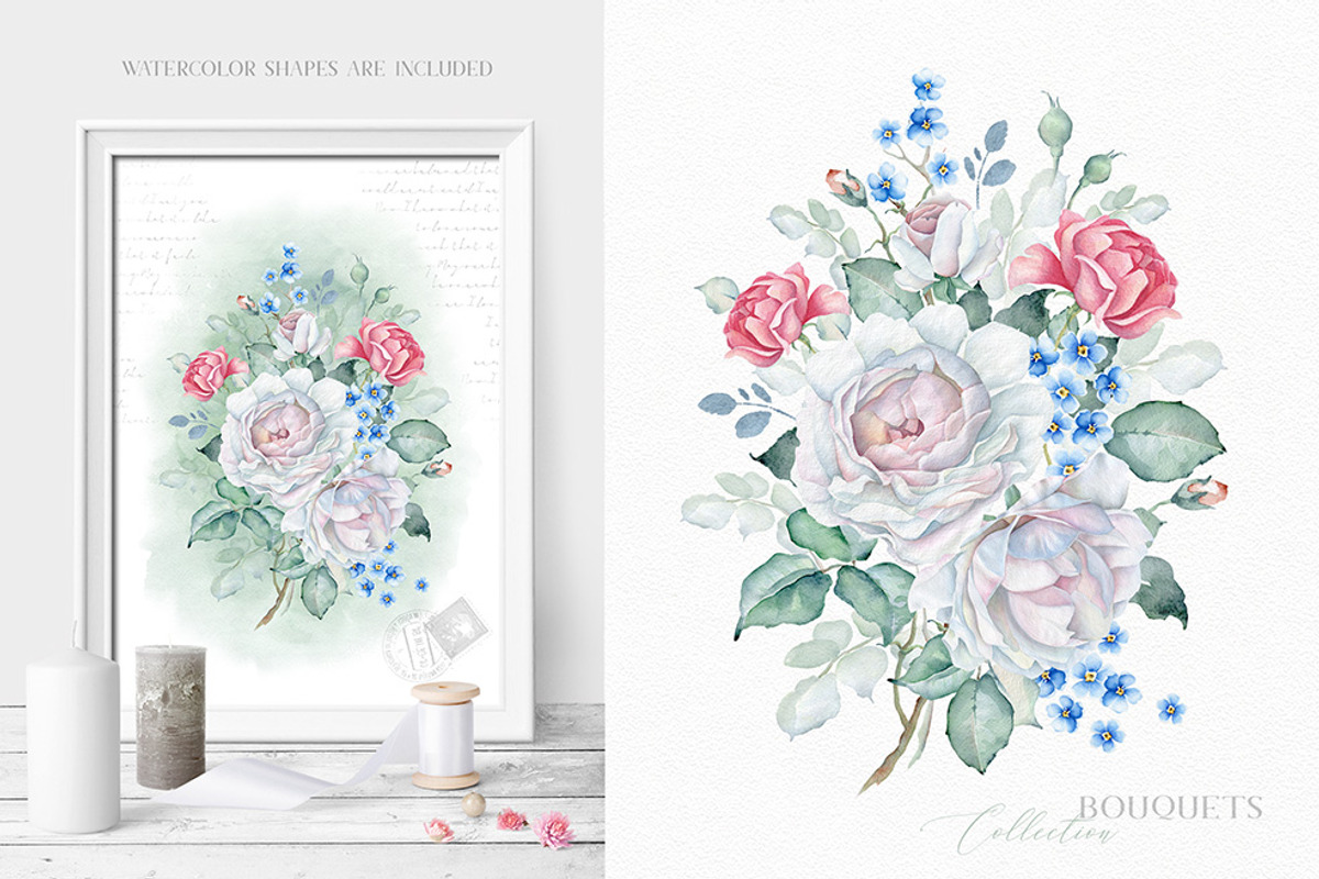 Delicate Watercolor Florals, a Decorative Illustration by Eva Katerina (Photo 11 of 25)