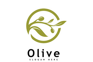 Olive oil logo design vector, a Branding & Logo Template by T.Vooka