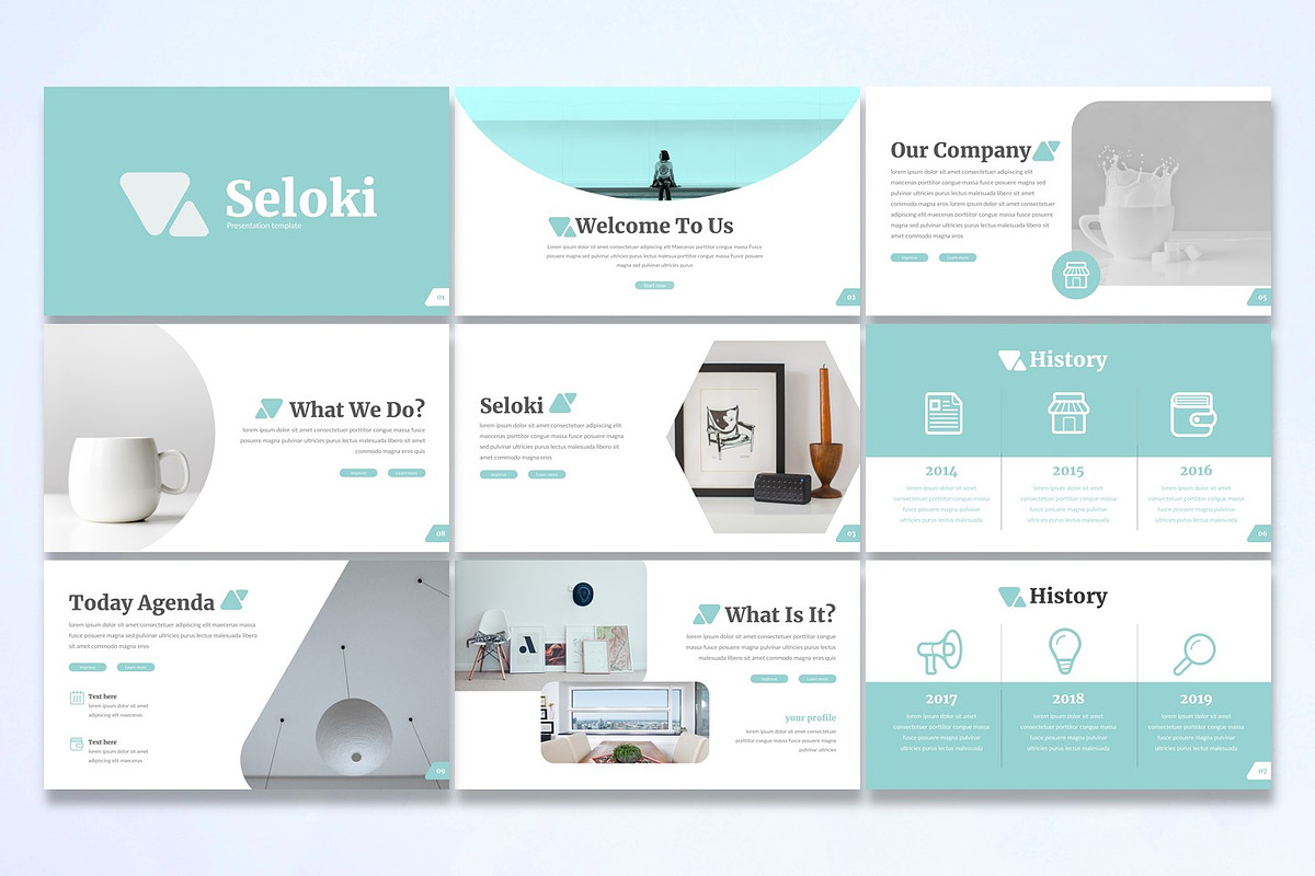 Seloki - Powerpoint Template, a Presentation Template by UnicodeID