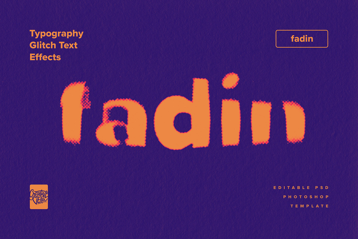 Typography Glitch Text Effects, a Layer Style Add-On by Creative Veila (Photo 7 of 10)