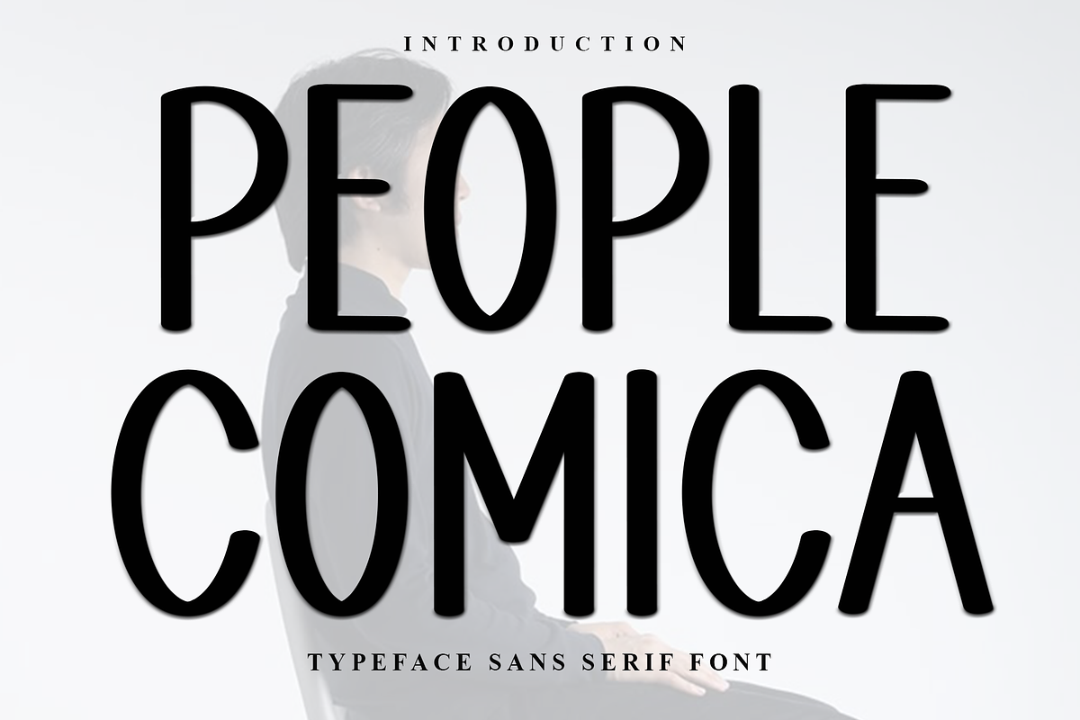 People Comica, a Sans Serif Font by InermediaSTUDIO (Photo 1 of 8)