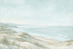 Misty Coastal Dunes Wallpaper, a Decorative Illustration by Virgo Studio