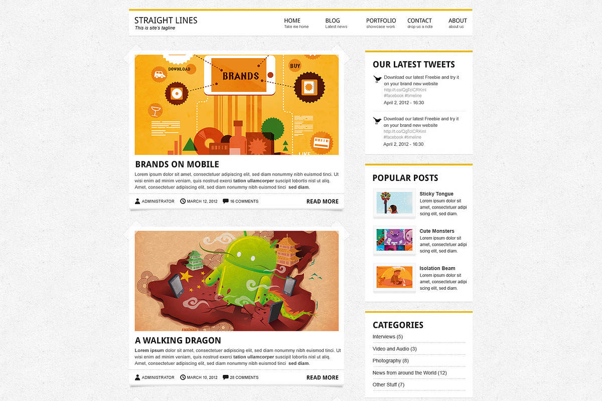 Mistix - A Minimal Wordpress Theme, a WordPress Template by PremiumCoding (Photo 3 of 5)