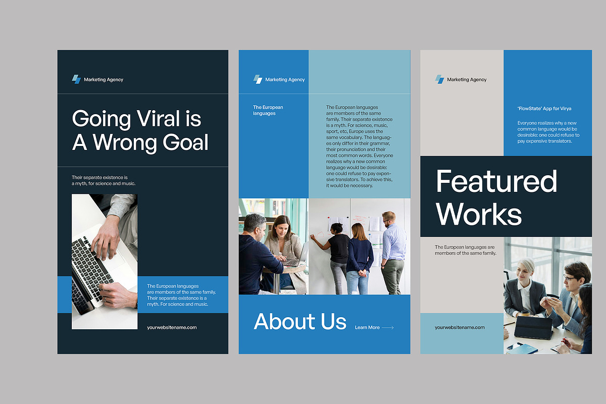 VIRYA | Marketing Agency Story, a Social Media Template by Neermana (Photo 4 of 4)