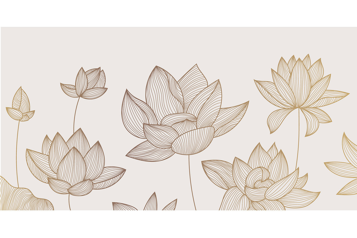 Line Flowers Illustrations, a Decorative Illustration by Marylia (Photo 14 of 19)