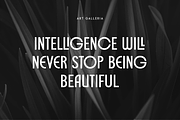 Art Galleria - Modern Display Font, a Sans Serif Font by Sensatype (Thumbnail 8 of 12)