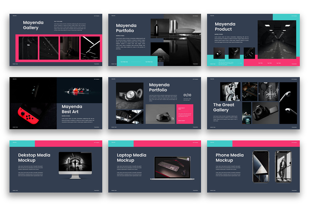 Mayenda – Business PowerPoint, a Presentation Template by kreatifreya (Photo 4 of 5)